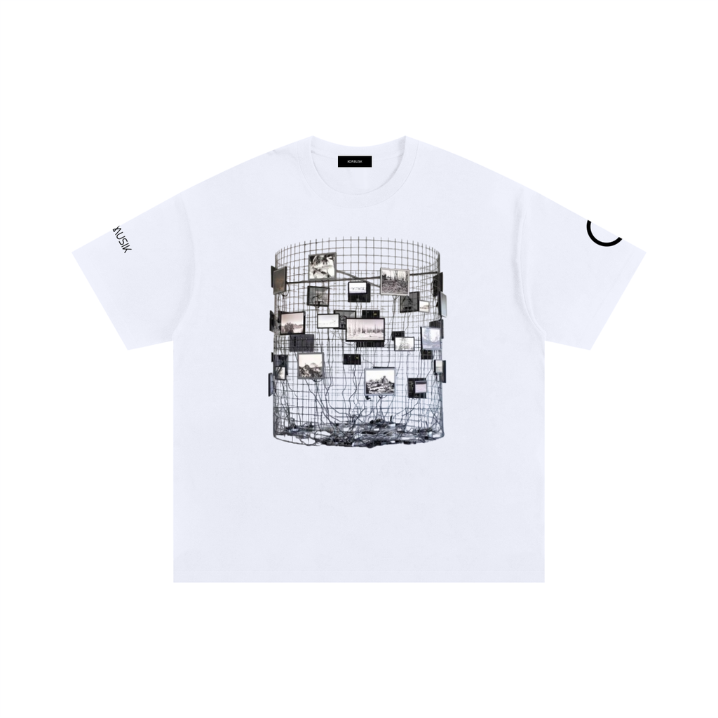 KRW052 Unisex Oversized Cotton T-Shirt