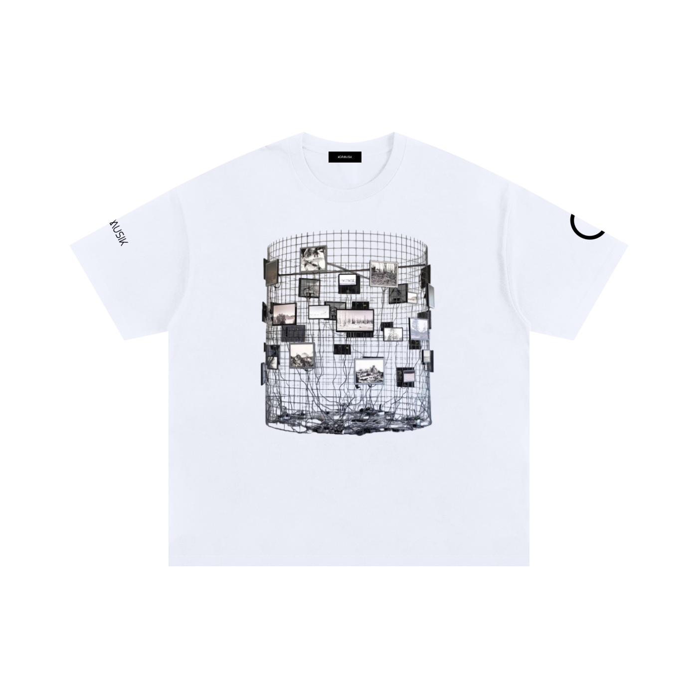 KRW052 Unisex Oversized Cotton T-Shirt