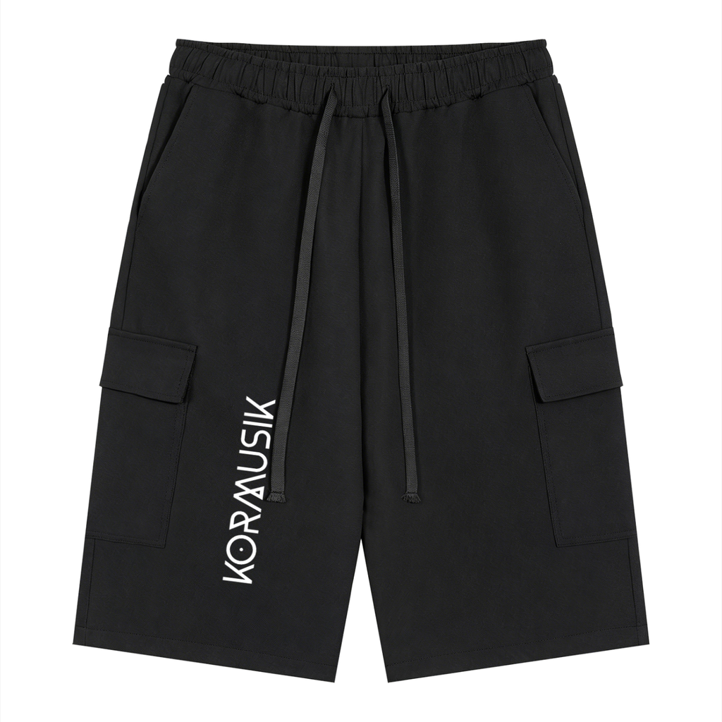 KRW049 Unisex Drawstring Cargo Shorts